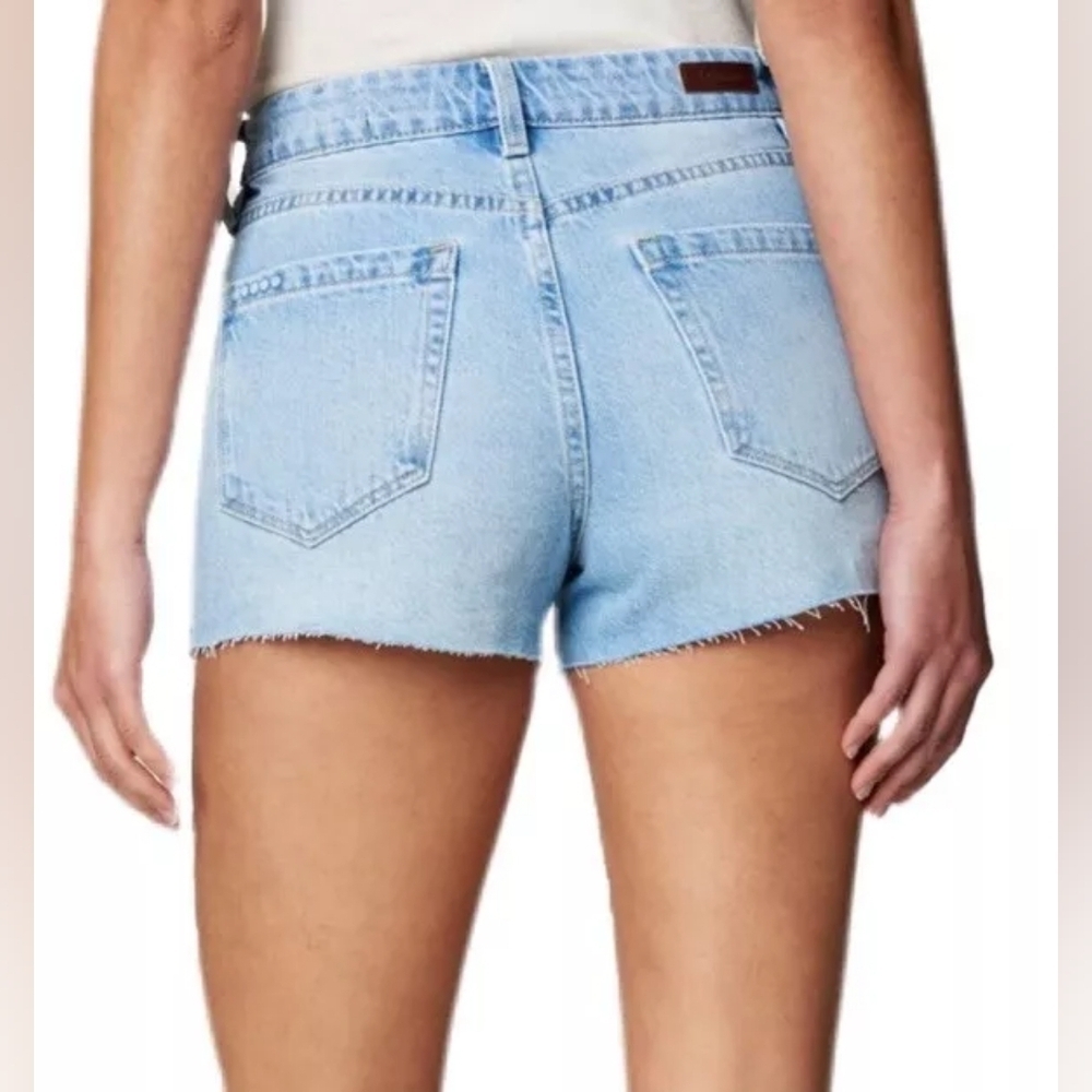 BLANK NYC The Barrow Denim Vintage High Rise Shorts Cut-offs, Distressed NWT - Picture 3 of 4